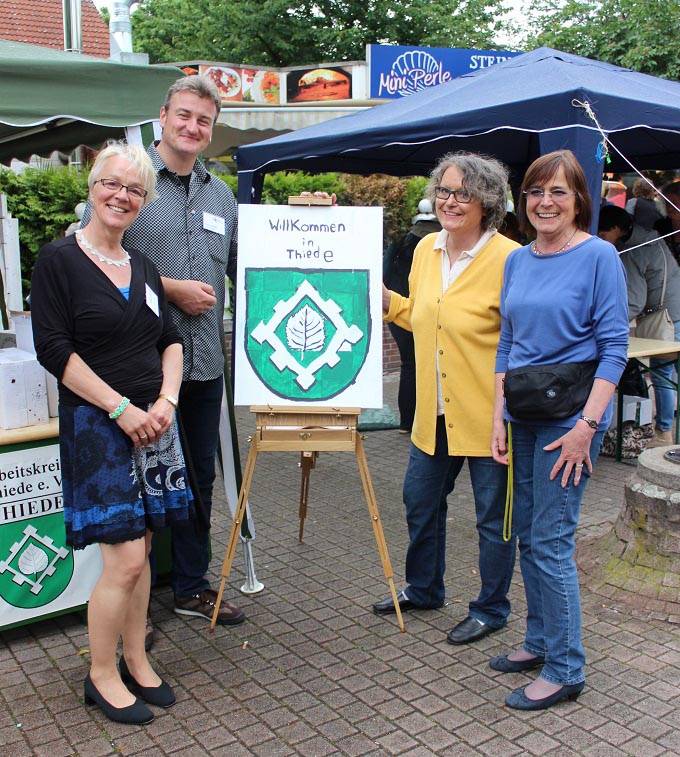 Künstlerische Talente beim Stadtteilfest 2015