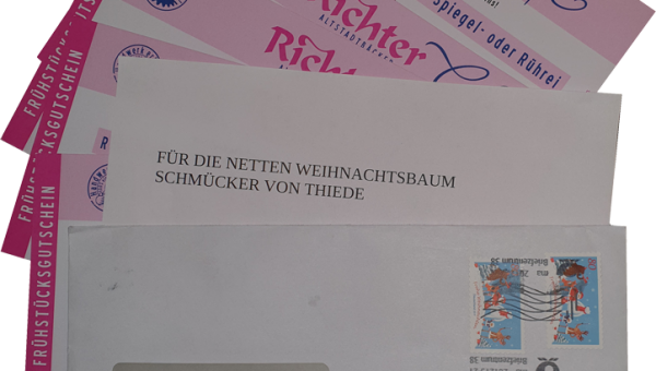 Dank an die Weihnachtsbaum-Schmücker