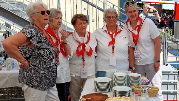 AWO Ortsverein SZ-Thiede beim Sommerfest des AWO Wohn- und Pflegeheim SZ-Thiede im Einsatz